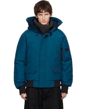 Canada Goose Label' Chilliwack Bomber Down Jacket - Blue