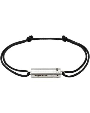 Le Gramme Cable Cord 'Le 5G' Bracelet - Metallic