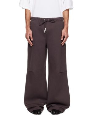 Jean Paul Gaultier 'The Embossed Gaultier' Lounge Trousers - Brown