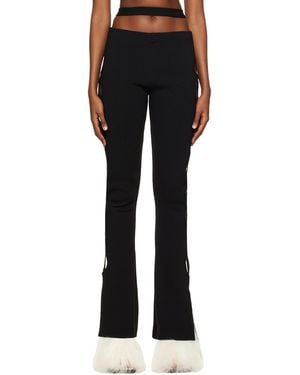 ANDREADAMO Andreādamo Cutouts Trousers - Black