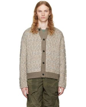 ANDERSSON BELL Unbleached Lace-Up Cardigan - Natural
