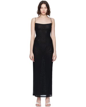 Miaou Robe Longue Thais Noire