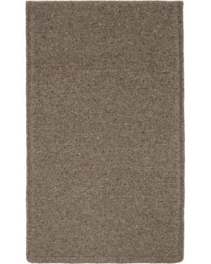 Rohe Écharpe En Tricot De Fil Mouliné - Marron