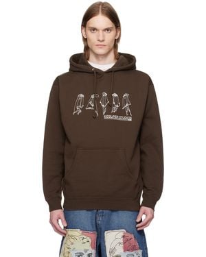 Kidsuper Pull À Capuche Brun À Images - Marron