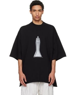 Rick Owens Temple Tommy T-Shirt - Black