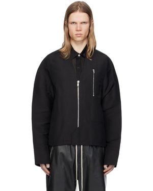 Rick Owens ブラック Hollywood V Safety ジャケット