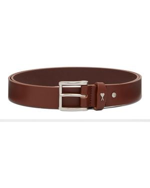Ami Paris Paris Paris 30Mm Belt - Brown