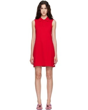 Flore Flore Lauren Polo Minidress - Red