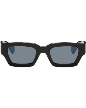 Jil Sander Oliver Peoples Rectangular 'Edition 6' Sunglasses - Black