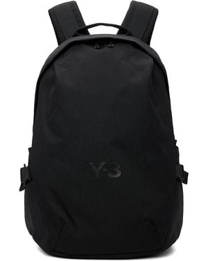 Y-3 Bonded-Logo Backpack - Black