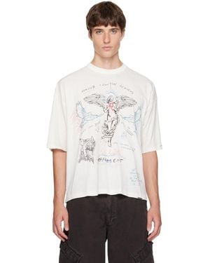 Represent Off- 'Heavier Than The Heavens' T-Shirt - White