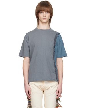 Alchemist Panelled T-Shirt - Blue