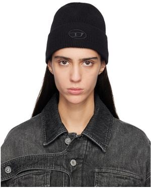 DIESEL K-Coder-Fully B Beanie - Black