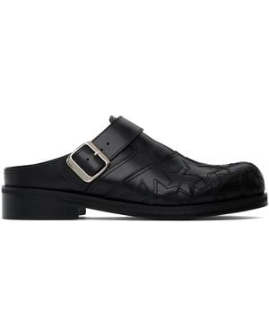 STEFAN COOKE Star Biker Mules - Black