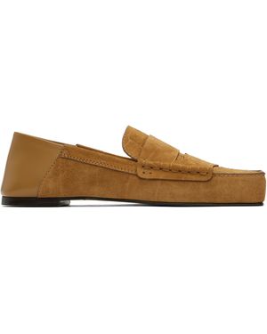 Jacquemus Tan La Croisière 'The Carré' Loafers - Black