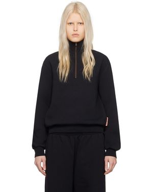 Acne Studios ハーフジップ プルオーバー - ブラック