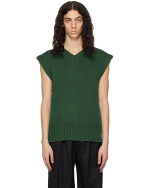 ANDREADAMO Layered Back Vest - Green