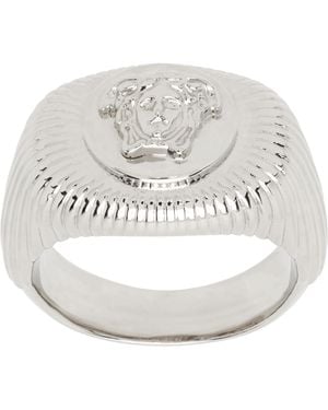 Versace Medusa Biggie Ring - Metallic