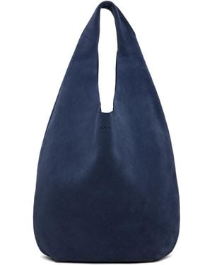 A.P.C. Suede 'Le Neige' Tote - Blue