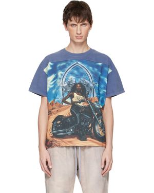 Who Decides War Biker Jersey T-Shirt - Blue