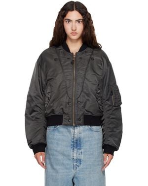 Maison Margiela Reversible Bomber Jacket - Black