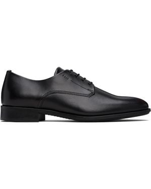BOSS Leather Signature Trims Derbys - Black