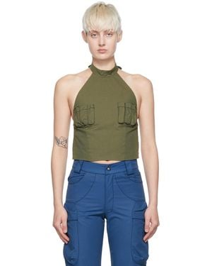 Paria Farzaneh Nausicaa Tank Top - Green