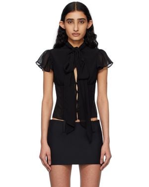 GUIZIO Ara Blouse - Black