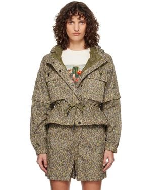 Moncler Khaki Limosees Field Jacket - Green
