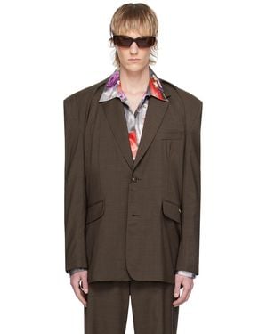 Martine Rose Rider Blazer - Black