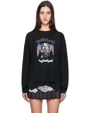 Vetements Motorhead Edition Flag Longsleeve T-Shirt - Black