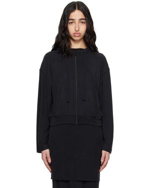 ALAINPAUL Zip-Up Hoodie - Black