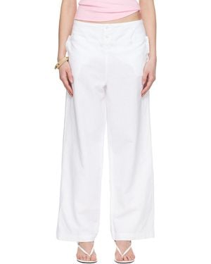 GIMAGUAS Anna Trousers - White