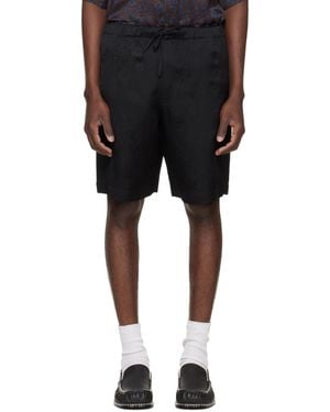 Dries Van Noten Viscose Shorts - Black