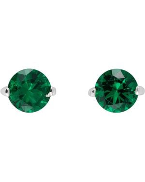 Hatton Labs Round Stud S Earrings - Green