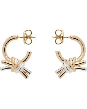 Bottega Veneta Knot Earrings - Black