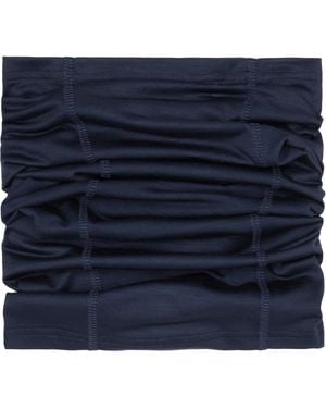Rier Ssense Exclusive Cache-Cou Jersey Wool Neck Warmer - Blue