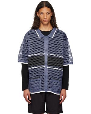 F/CE Chemise Bleue À Rayures