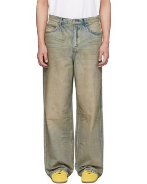 Ksubi Jean Maxx Bleu À Effet Mechanik - Multicolore