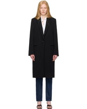 TOTEME Classic Tailored Coat - Black