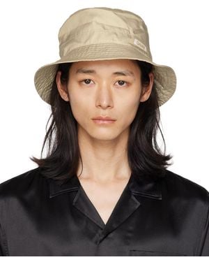 Ganni Logo Patch Bucket Hat - Black