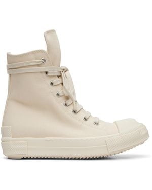 Rick Owens Off- Tower Sneaks Trainers - Natural