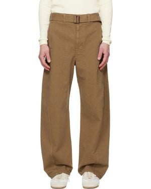 Lemaire Twisted Belted Jeans - Natural