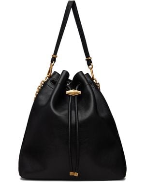 Jimmy Choo Cinch Bucket Chain Bag - Black