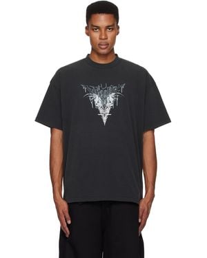 Vetements Bone 'V' Regular T-Shirt - Black