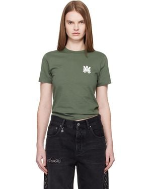 Amiri Ma Core Logo T-Shirt - Green