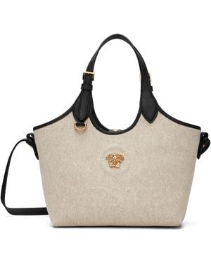 Versace 'La Medusa' Canvas Mini Tote - Multicolor