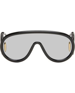 Loewe Wave Mask Sunglasses - Black