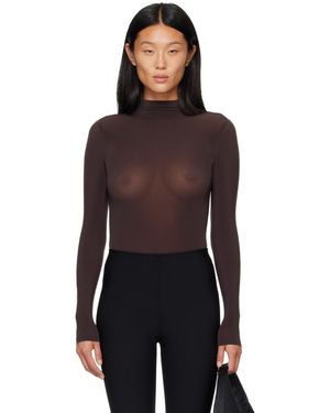 Wolford Buenos Aires String Bodysuit - Purple