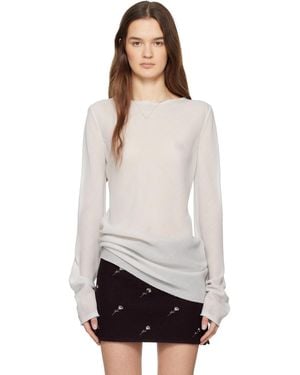 Rier Wool Gauze Blouse - Black